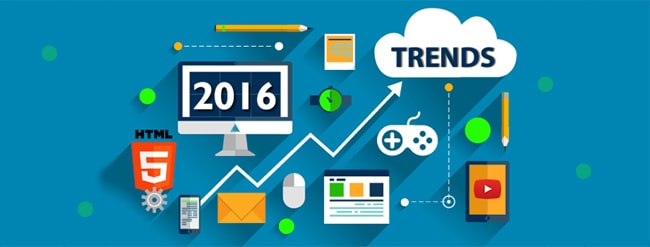 Read more about the article The Popular Web Design Trends of 2016